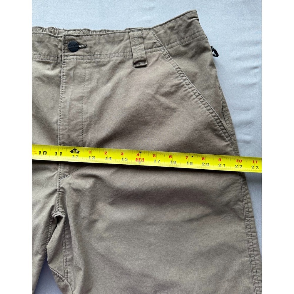 Wrangler Outdoor Shorts Men 36 Brown Performance Stretch‎ Pockets Hiking Casual - Picture 4 of 14